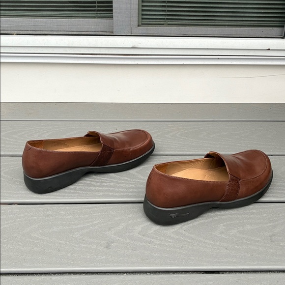 Dansko Dorie Leather Comfort Loafer Slip On Brown Size EU 37 US 6.5-7 - Picture 12 of 13